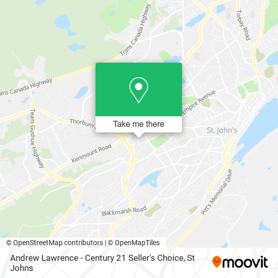 Andrew Lawrence - Century 21 Seller's Choice map