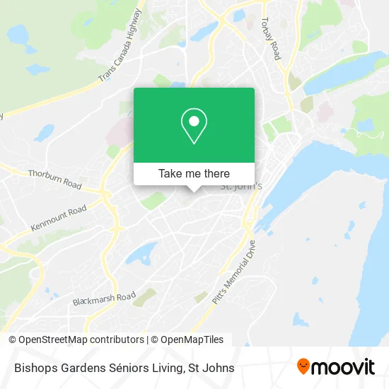 Bishops Gardens Séniors Living map