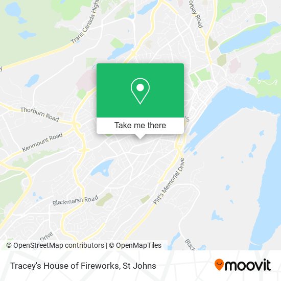 Tracey's House of Fireworks map