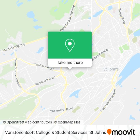 Vanstone Scott Collège & Student Services map