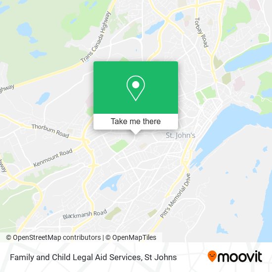 Family and Child Legal Aid Services map