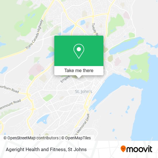 Ageright Health and Fitness map