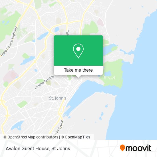 Avalon Guest House map