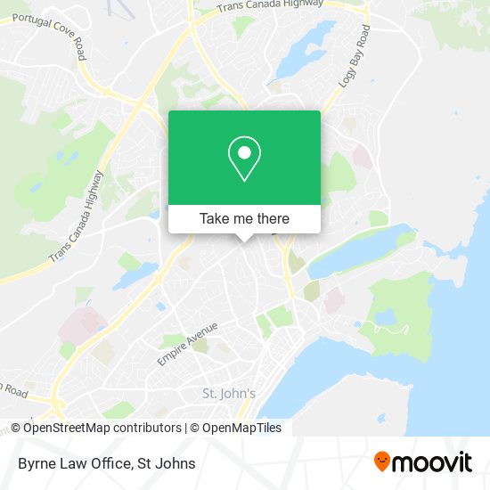 Byrne Law Office map