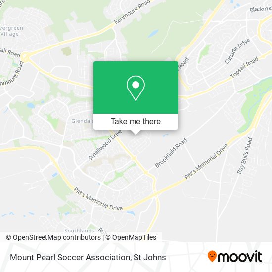 Mount Pearl Soccer Association map