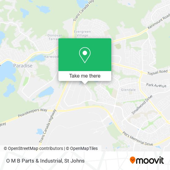 O M B Parts & Industrial map