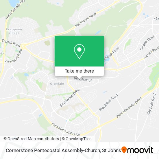 Cornerstone Pentecostal Assembly-Church map