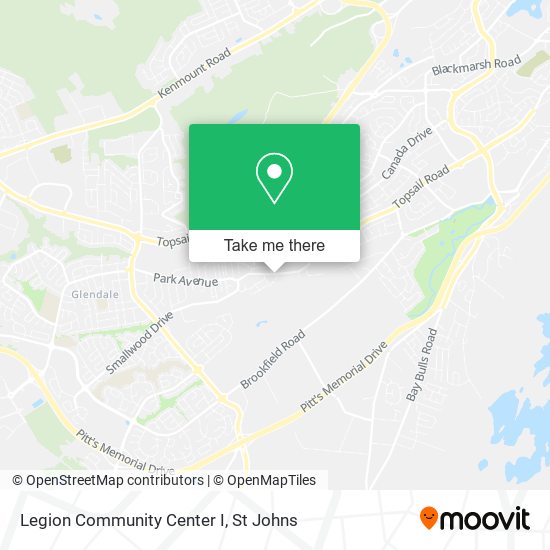 Legion Community Center I map