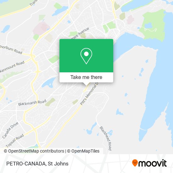 PETRO-CANADA map