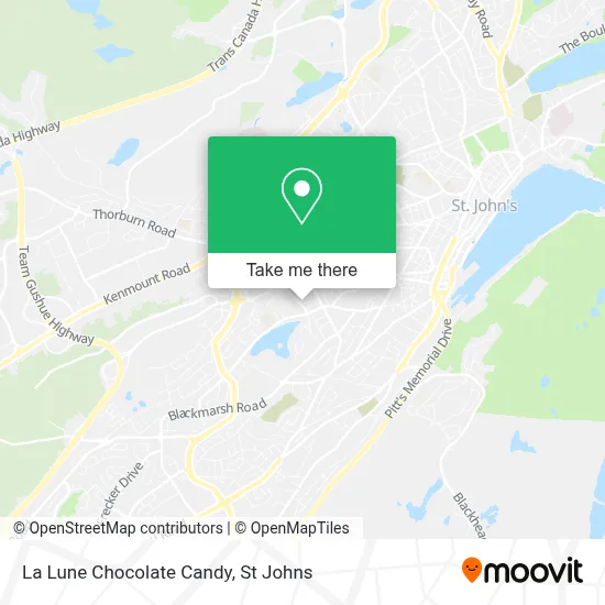 La Lune Chocolate Candy map