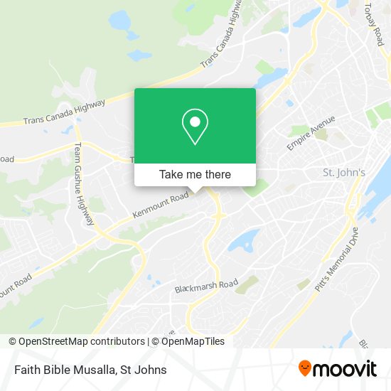 Faith Bible Musalla map