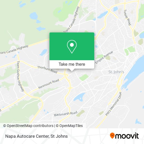 Napa Autocare Center plan