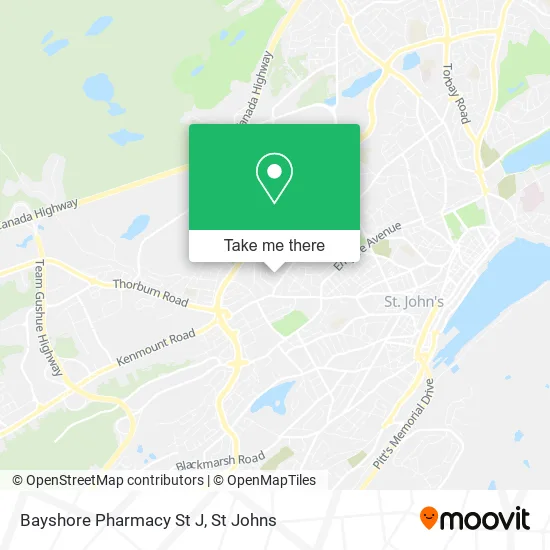 Bayshore Pharmacy St J map