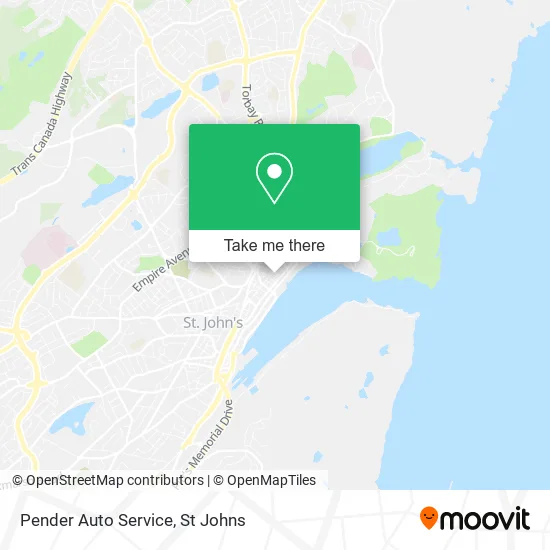 Pender Auto Service map