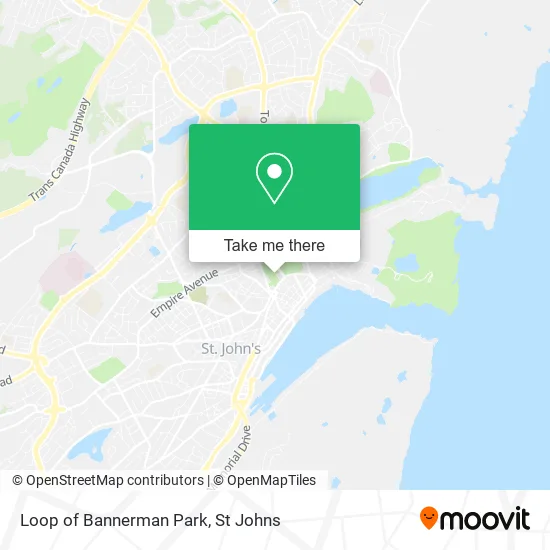 Loop of Bannerman Park map