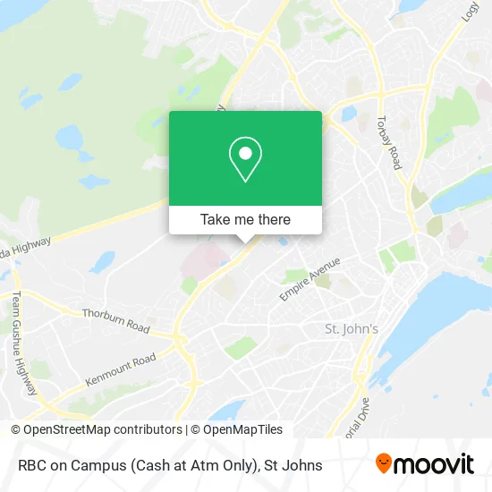 RBC on Campus (Cash at Atm Only) map