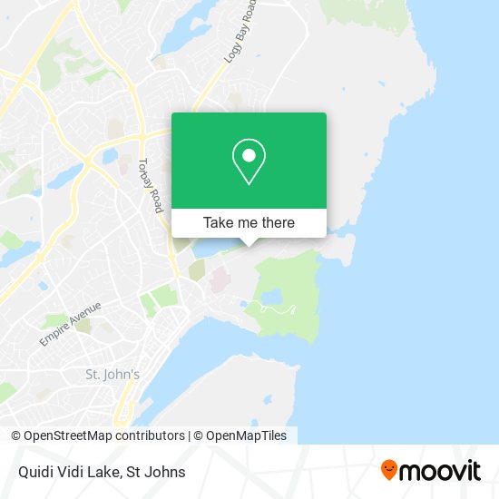 Quidi Vidi Lake map