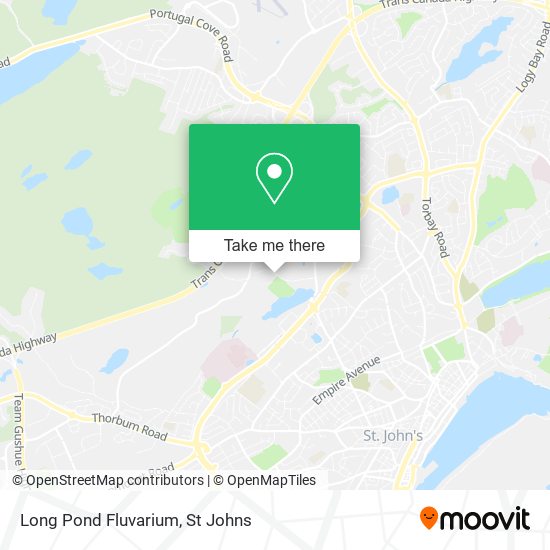 Long Pond Fluvarium map