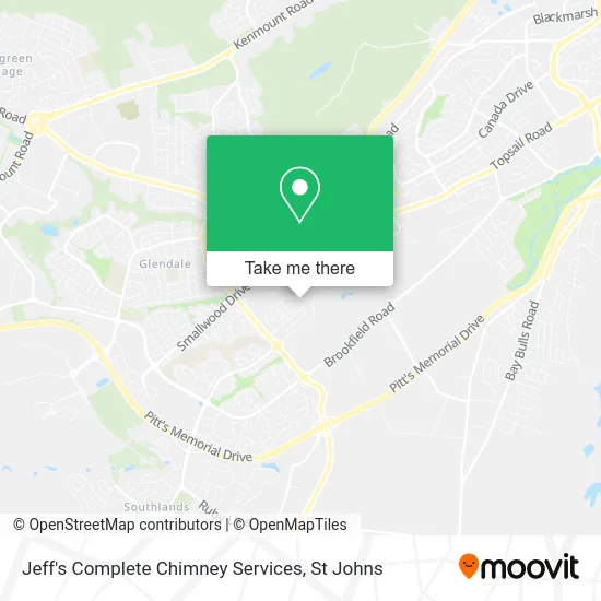 Jeff's Complete Chimney Services map