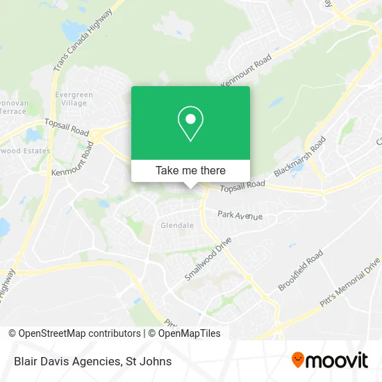 Blair Davis Agencies map