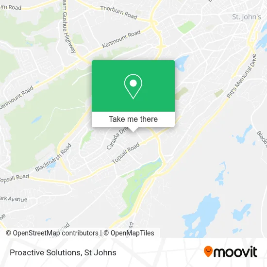Proactive Solutions map