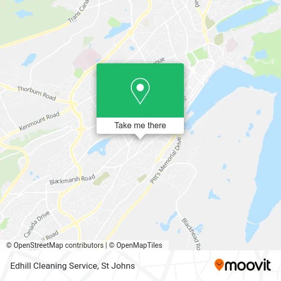 Edhill Cleaning Service map