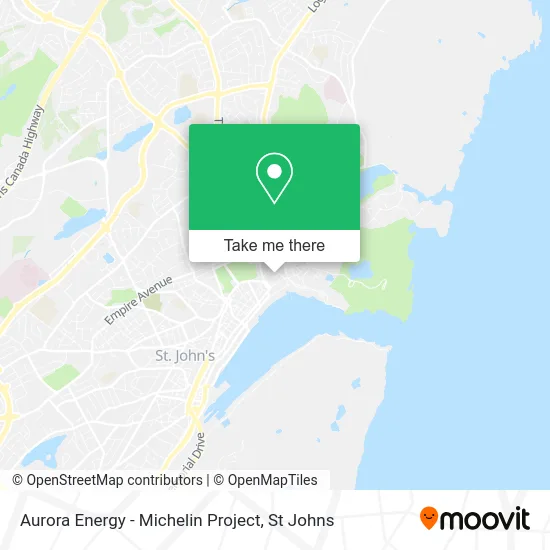 Aurora Energy - Michelin Project map