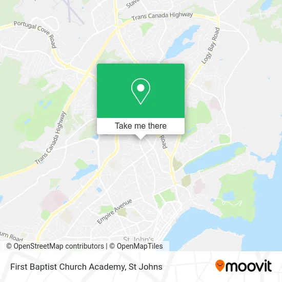 First Baptist Church Academy map