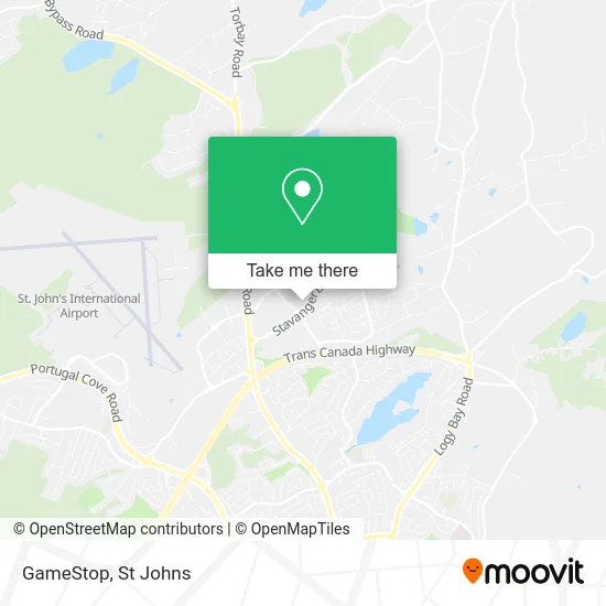 GameStop map