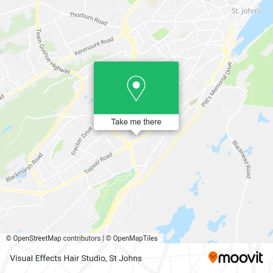 Visual Effects Hair Studio map