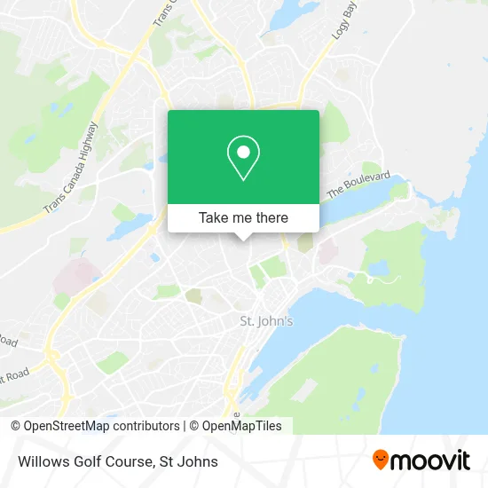 Willows Golf Course map