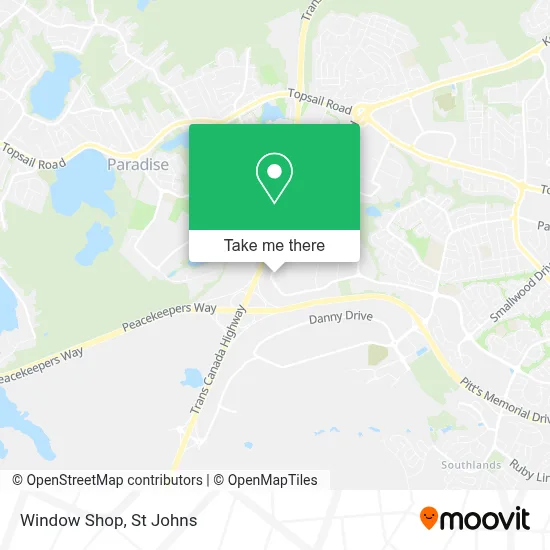Window Shop map