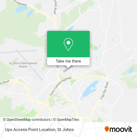 Ups Access Point Location map
