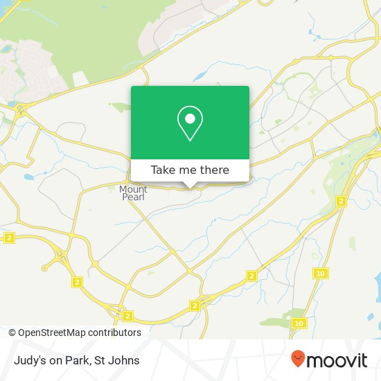 Judy's on Park map