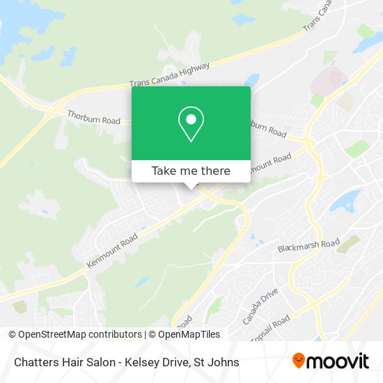 Chatters Hair Salon - Kelsey Drive map