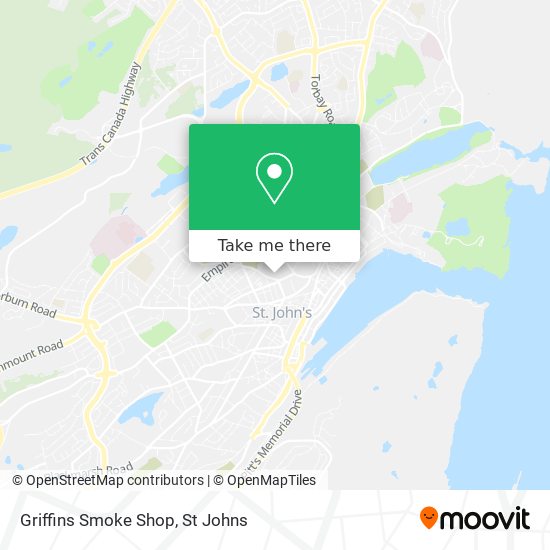Griffins Smoke Shop map