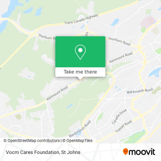 Vocm Cares Foundation map