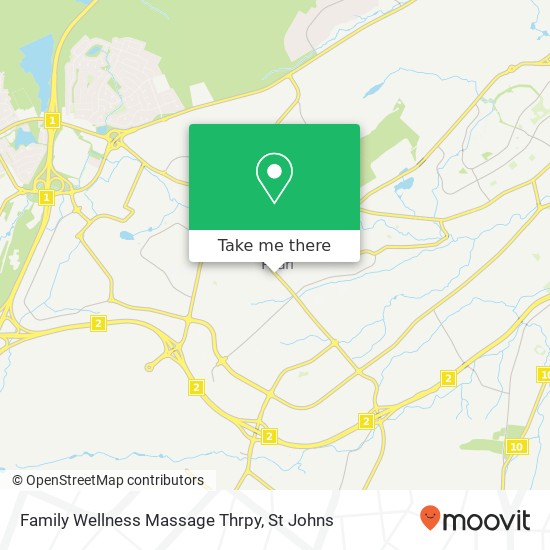 Family Wellness Massage Thrpy map