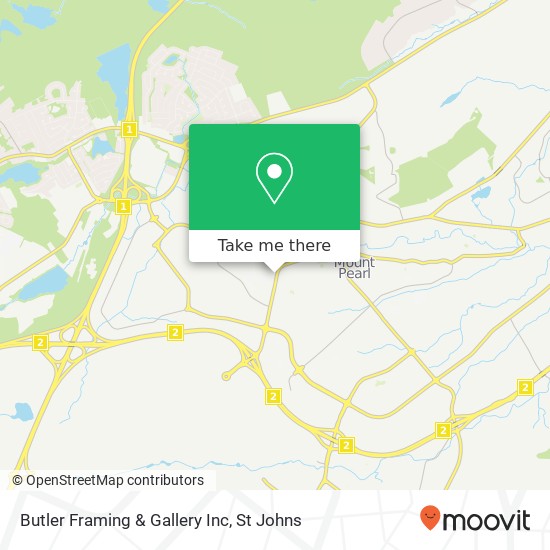Butler Framing & Gallery Inc map