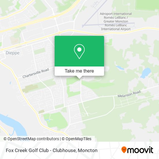 Fox Creek Golf Club - Clubhouse map