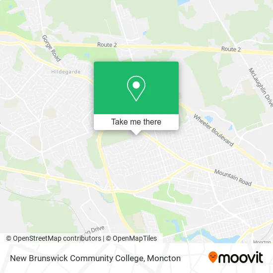 New Brunswick Community College map