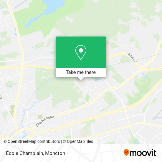 École Champlain map