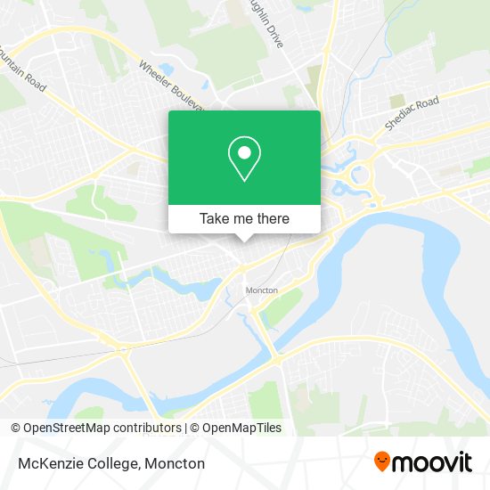 McKenzie College map