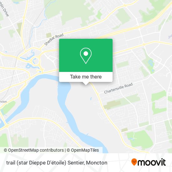 trail (star Dieppe D'étoile) Sentier map