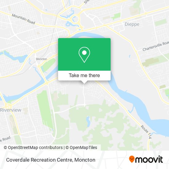 Coverdale Recreation Centre map