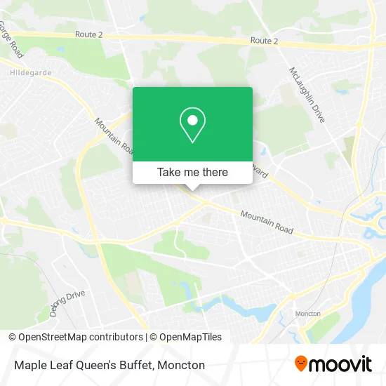 Maple Leaf Queen's Buffet plan