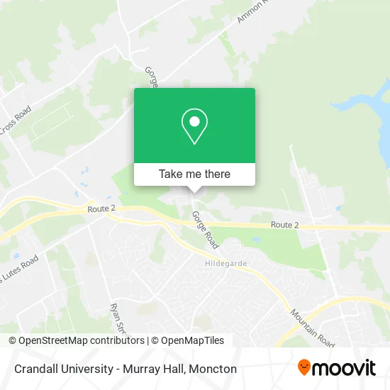 Crandall University -  Murray Hall map