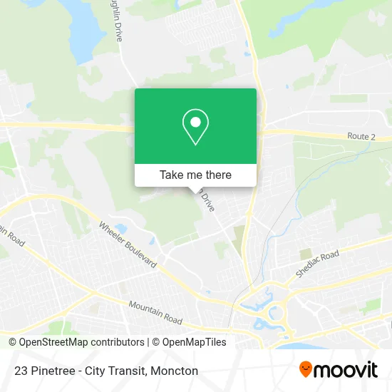 23 Pinetree - City Transit map