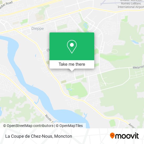 La Coupe de Chez-Nous map