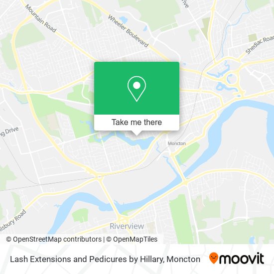Lash Extensions and Pedicures by Hillary map